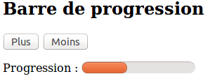Barre de progression