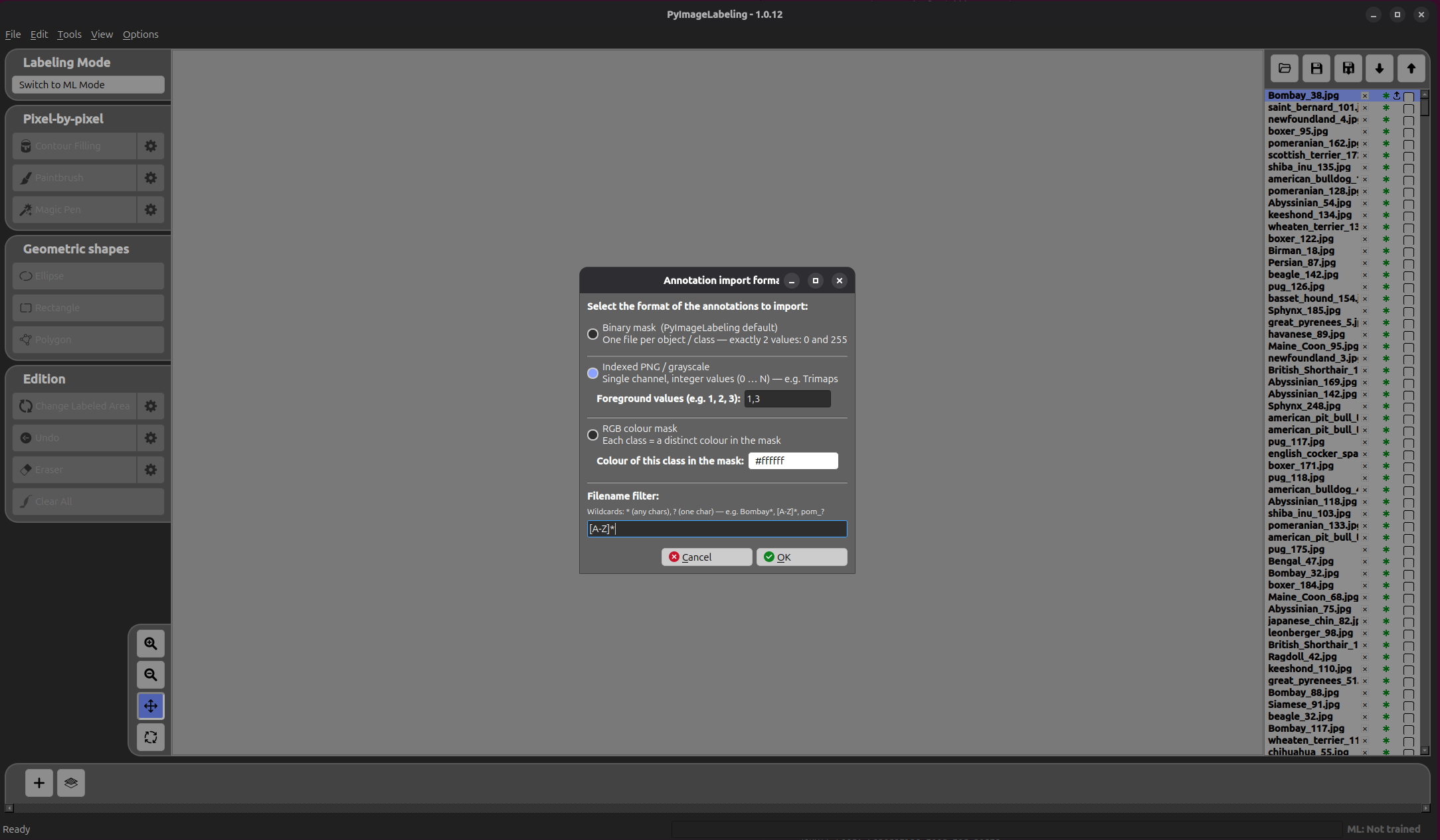 Annotation Import Form